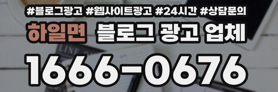 하일면 블로그 광고 업체