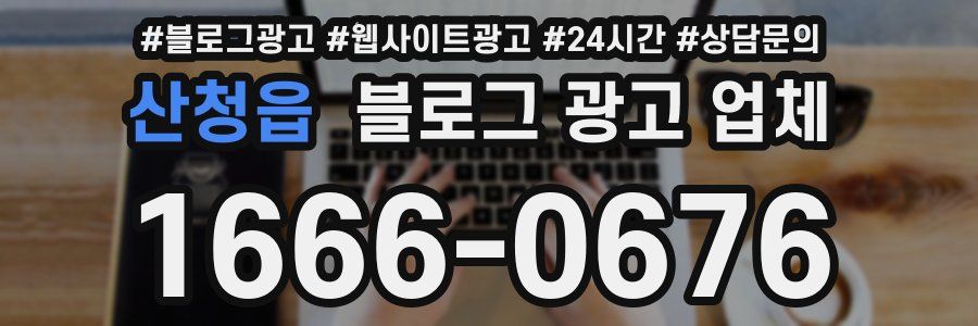 산청읍 블로그 광고 업체
