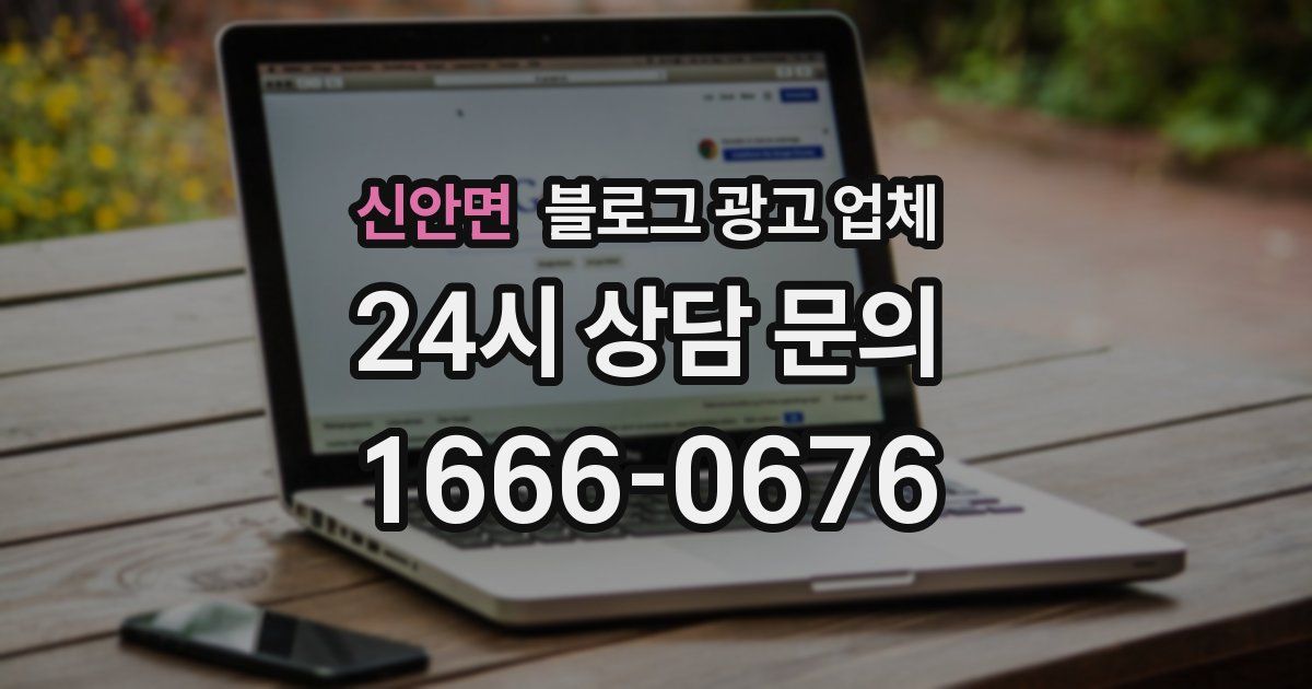 신안면 블로그 광고 업체