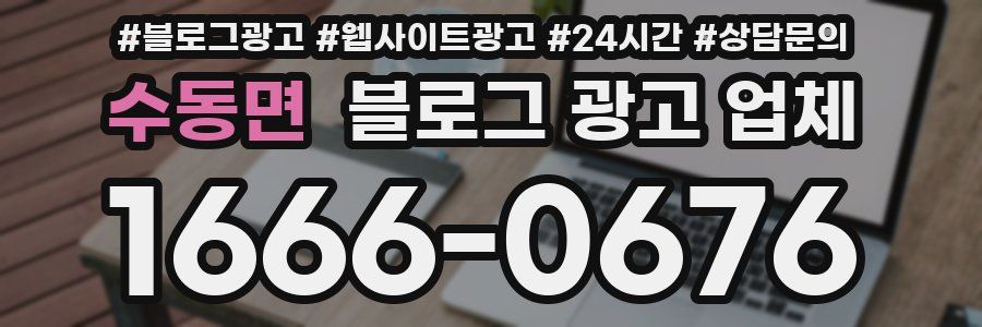 수동면 블로그 광고 업체