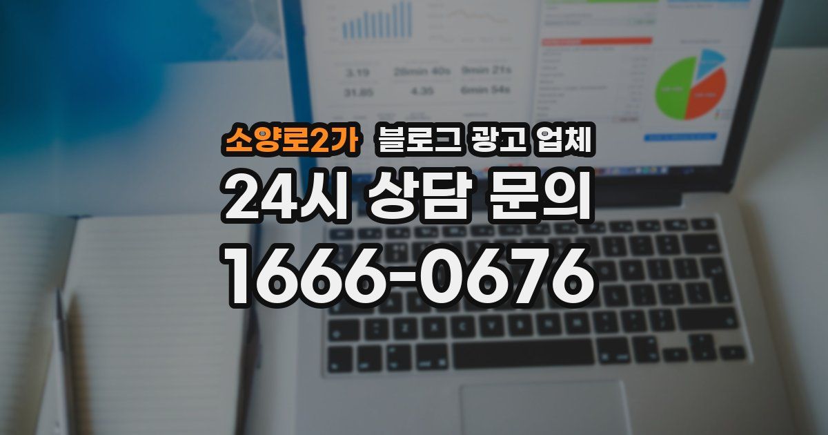 소양로2가 블로그 광고 업체