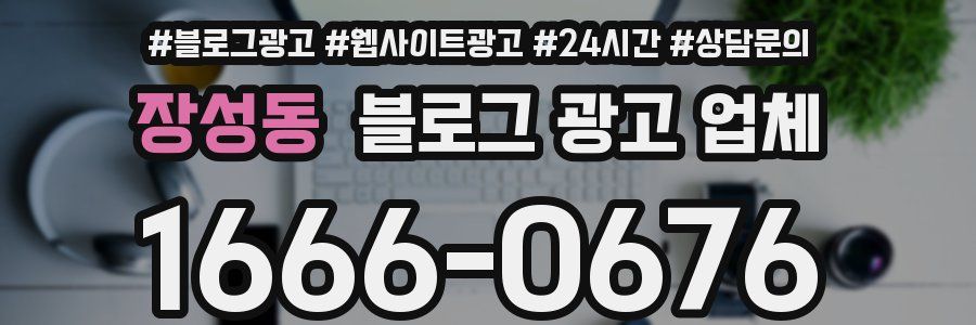 장성동 블로그 광고 업체