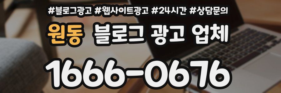 원동 블로그 광고 업체