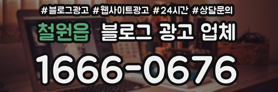 철원읍 블로그 광고 업체
