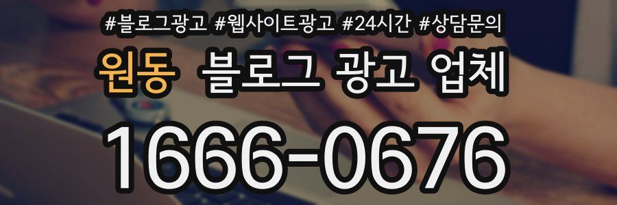 원동 블로그 광고 업체