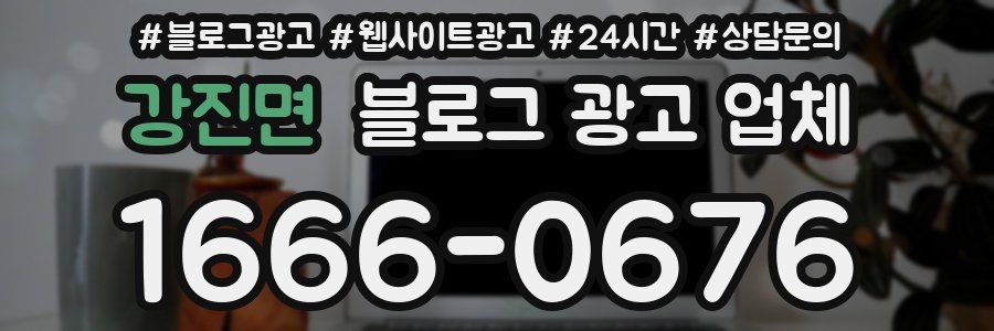 강진면 블로그 광고 업체