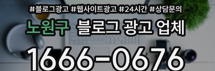 노원구 블로그 광고 업체