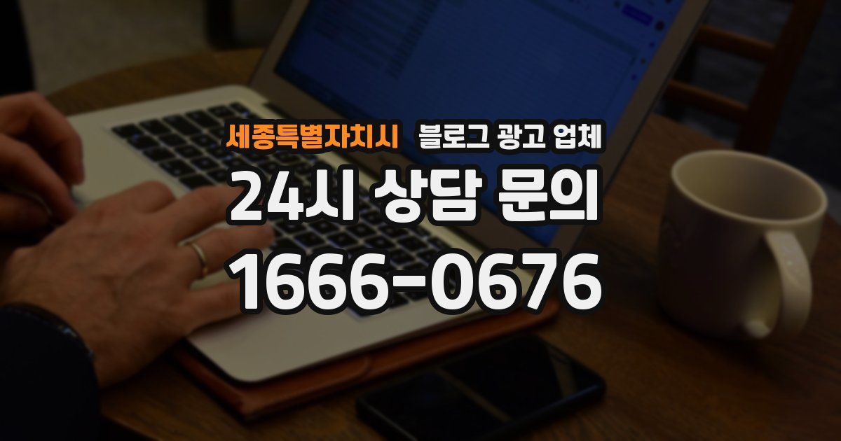 세종특별자치시 블로그 광고 업체
