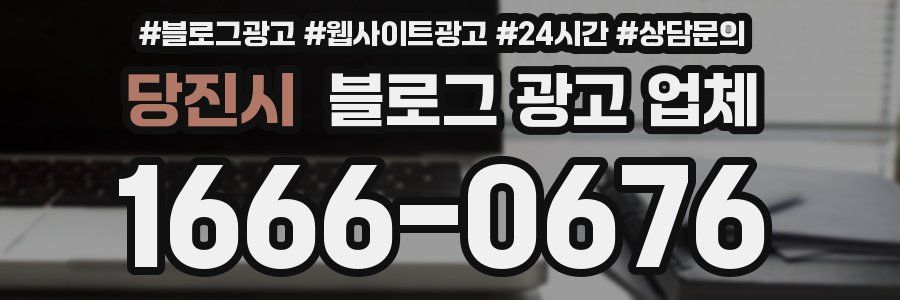 당진시 블로그 광고 업체