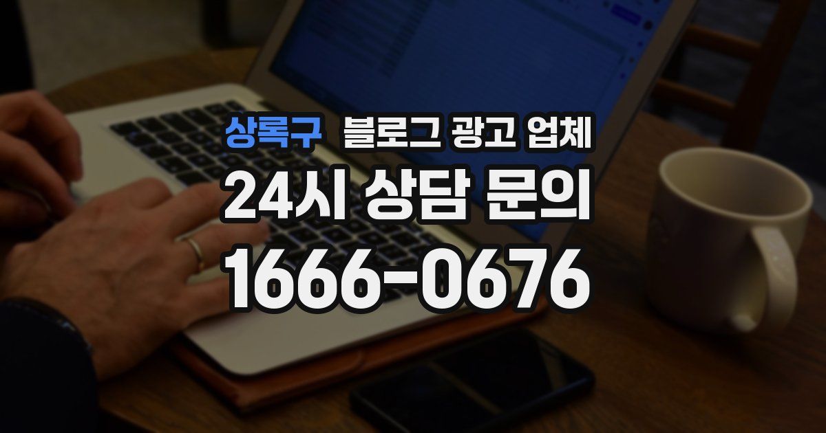 상록구 블로그 광고 업체