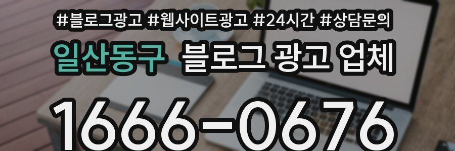 일산동구 블로그 광고 업체