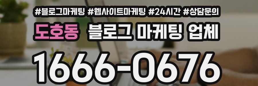 도호동 블로그 마케팅 업체