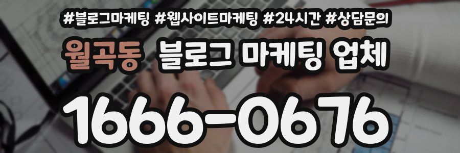 월곡동 블로그 마케팅 업체