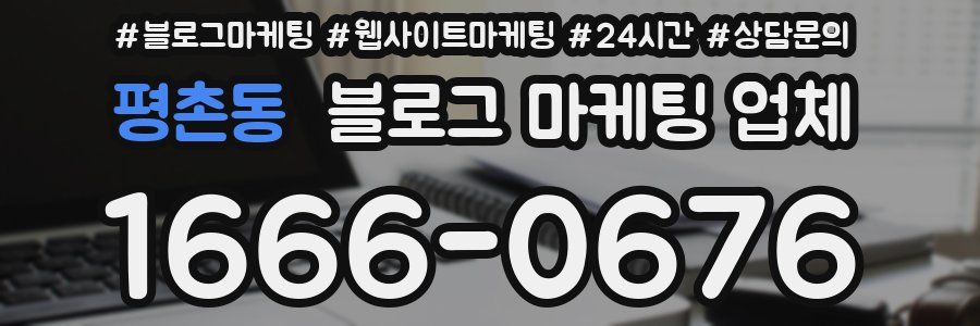 평촌동 블로그 마케팅 업체