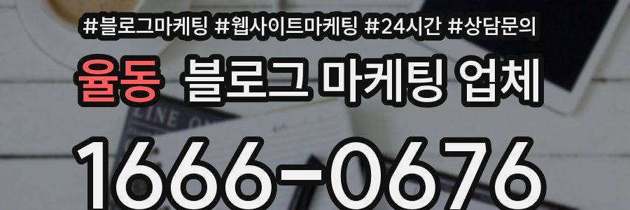 율동 블로그 마케팅 업체