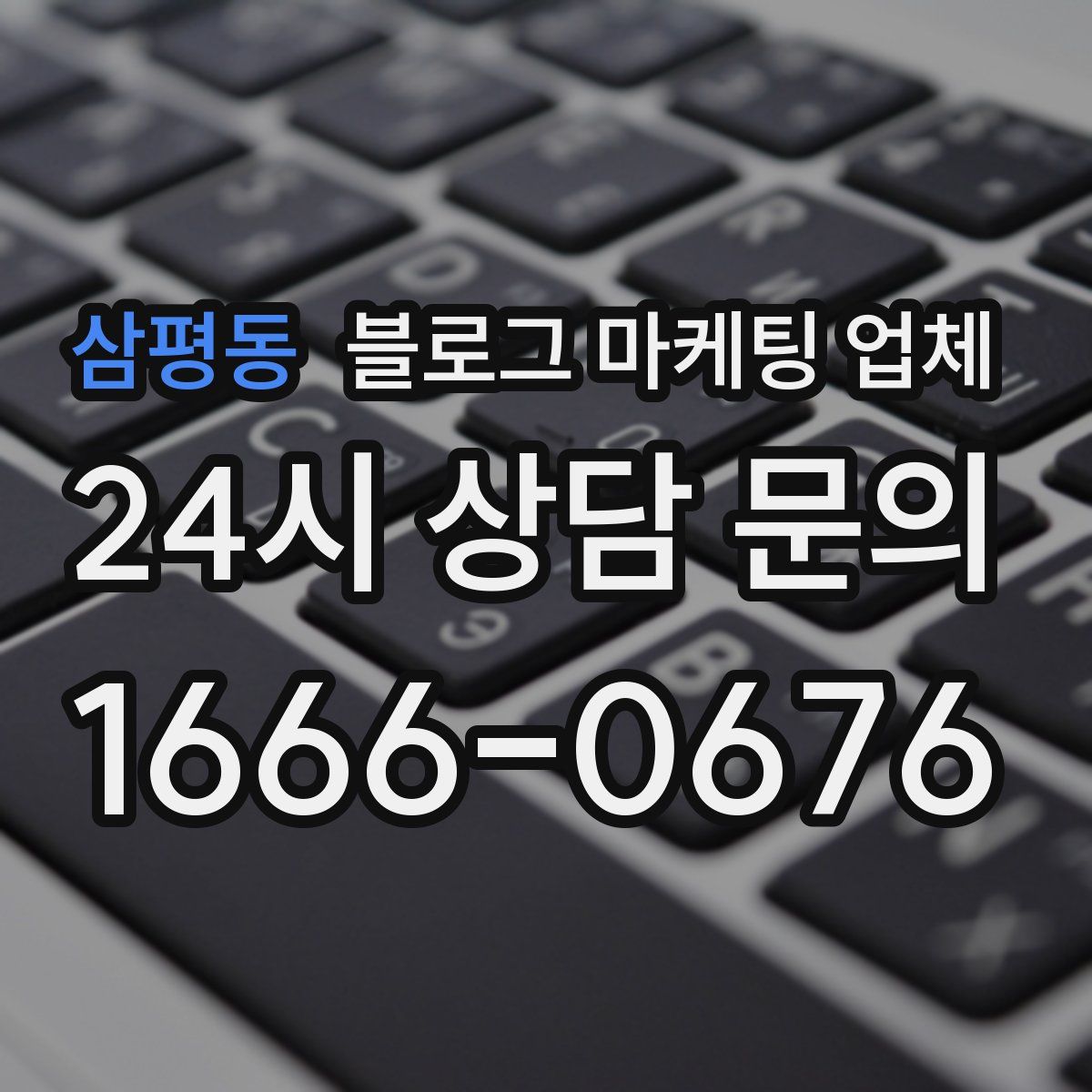 삼평동 블로그 마케팅 업체