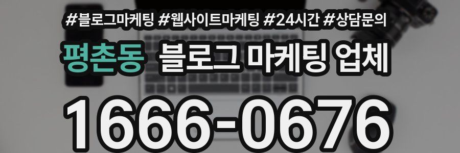 평촌동 블로그 마케팅 업체