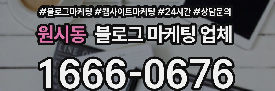 원시동 블로그 마케팅 업체