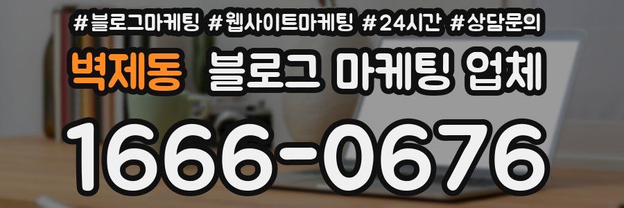 벽제동 블로그 마케팅 업체