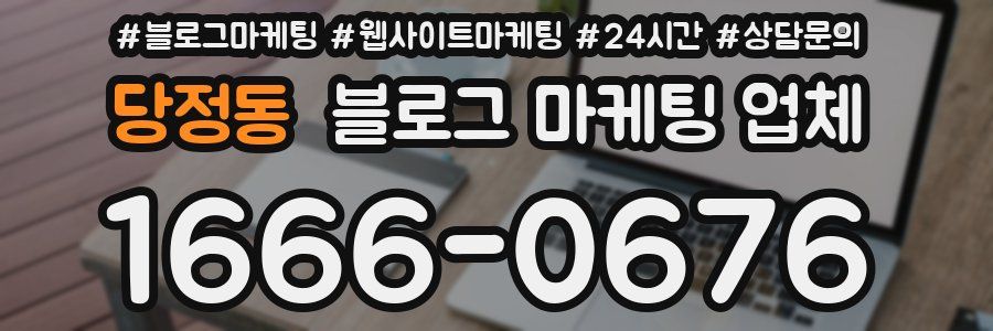 당정동 블로그 마케팅 업체