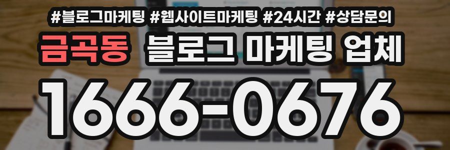 금곡동 블로그 마케팅 업체