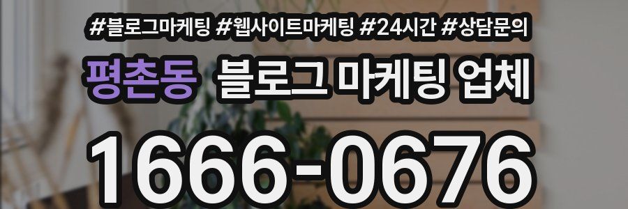 평촌동 블로그 마케팅 업체