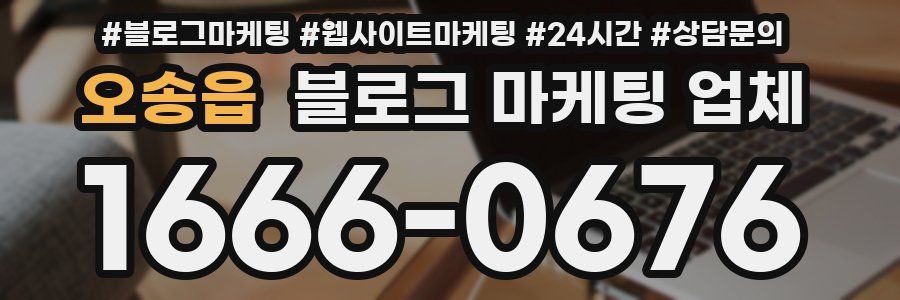 오송읍 블로그 마케팅 업체