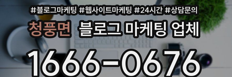 청풍면 블로그 마케팅 업체