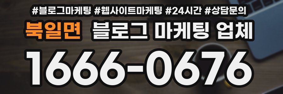 북일면 블로그 마케팅 업체