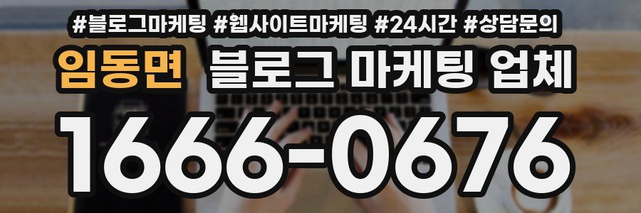 임동면 블로그 마케팅 업체