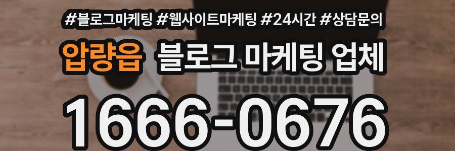 압량읍 블로그 마케팅 업체