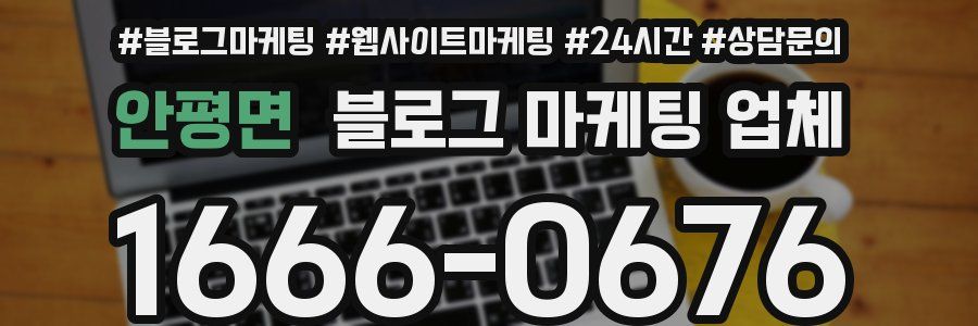 안평면 블로그 마케팅 업체