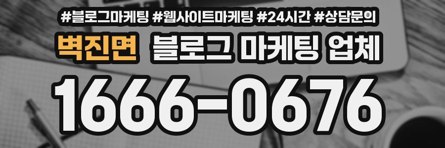벽진면 블로그 마케팅 업체