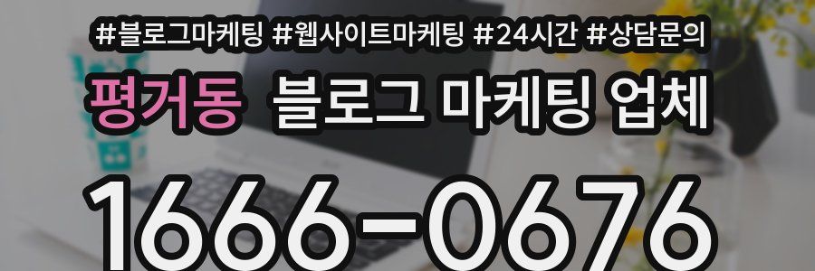 평거동 블로그 마케팅 업체