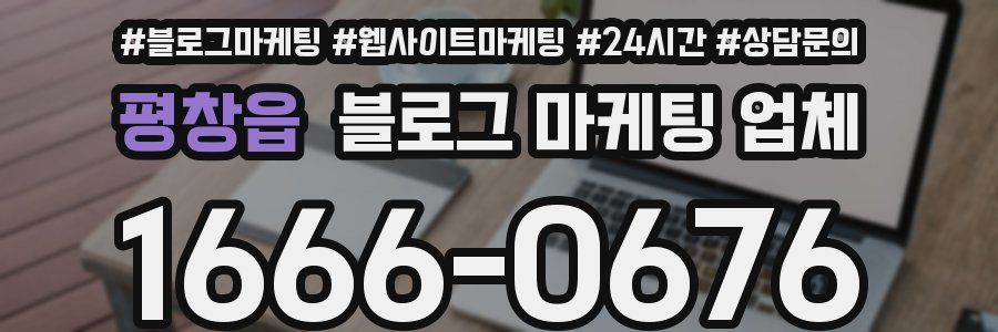 평창읍 블로그 마케팅 업체