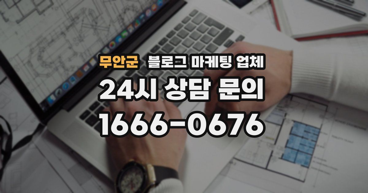 무안군 블로그 마케팅 업체