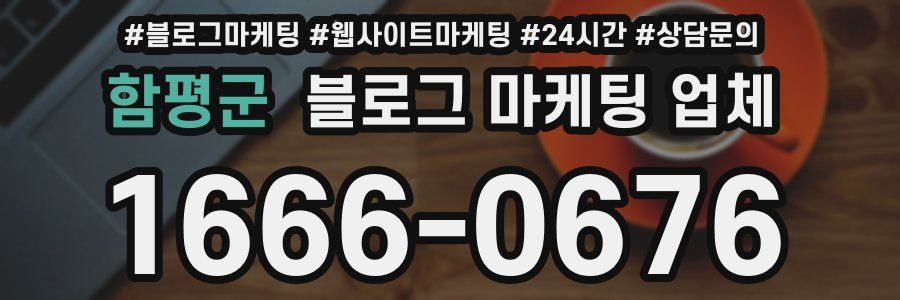 함평군 블로그 마케팅 업체