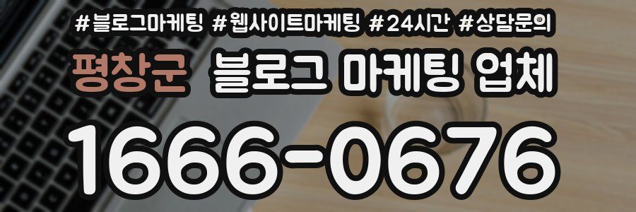 평창군 블로그 마케팅 업체