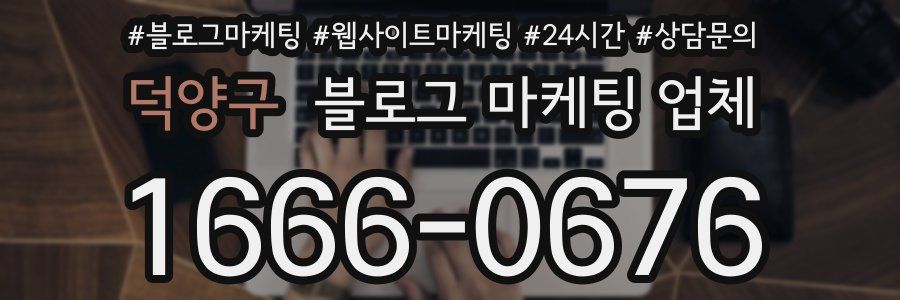 덕양구 블로그 마케팅 업체