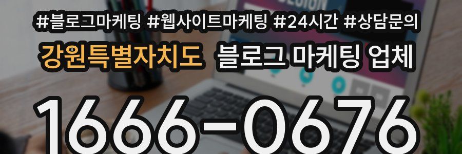 강원특별자치도 블로그 마케팅 업체