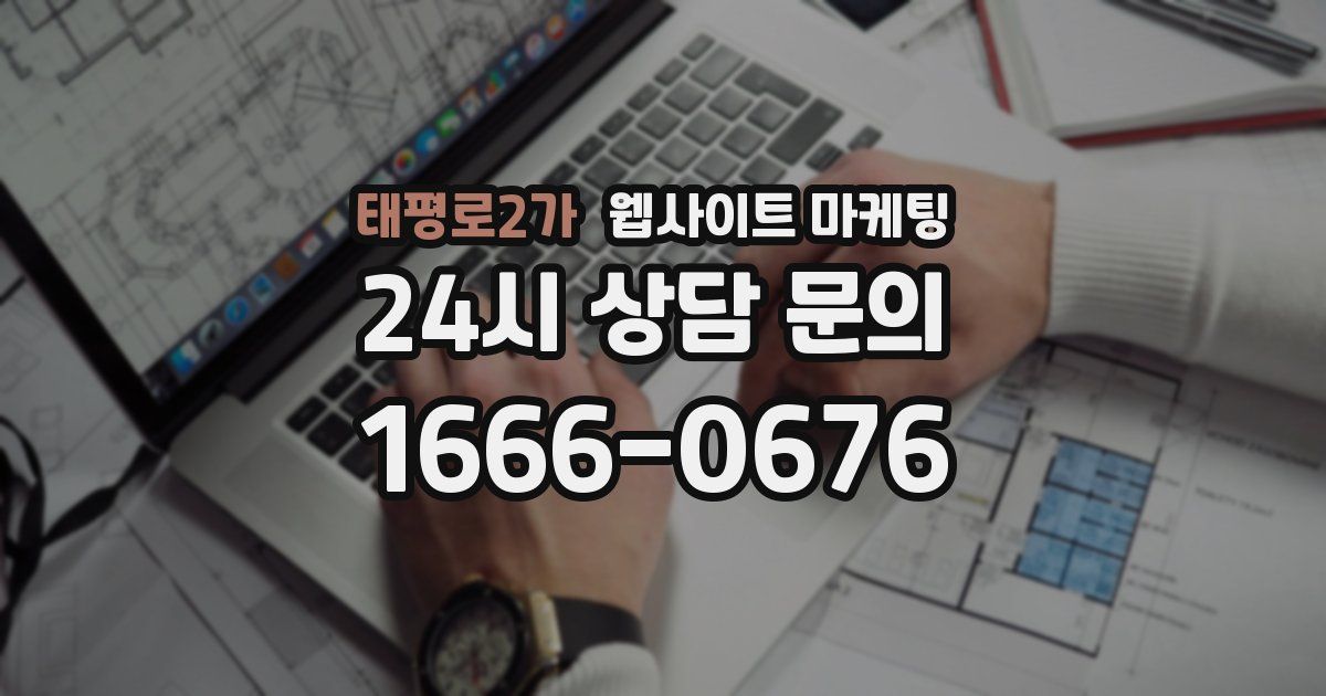 태평로2가 웹사이트 마케팅