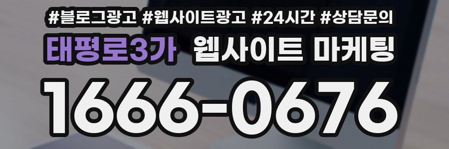 태평로3가 웹사이트 마케팅