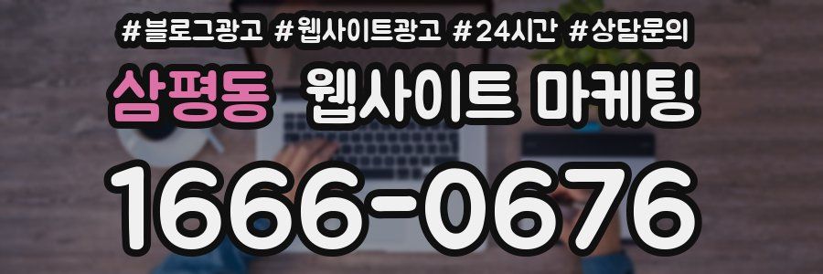 삼평동 웹사이트 마케팅