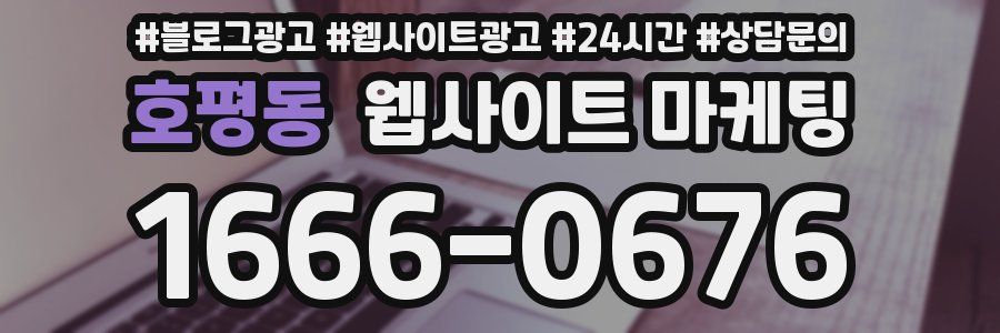 호평동 웹사이트 마케팅