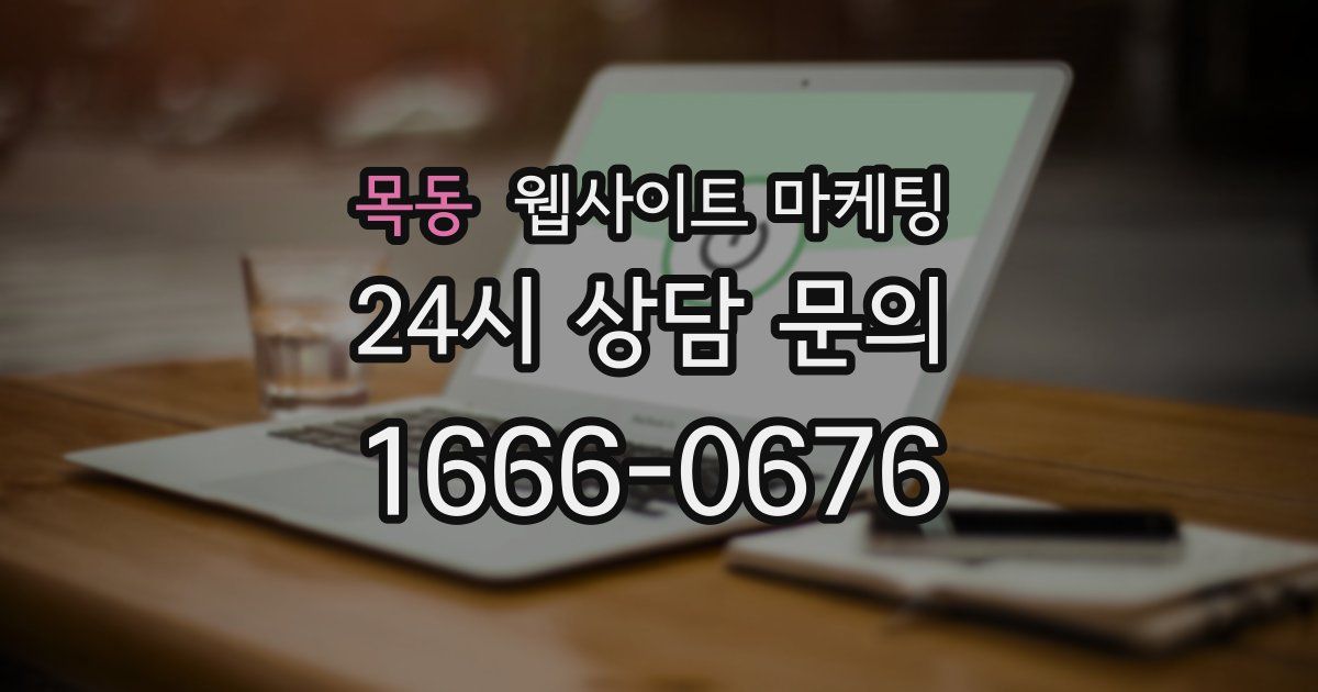 목동 웹사이트 마케팅