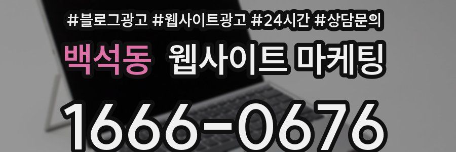백석동 웹사이트 마케팅