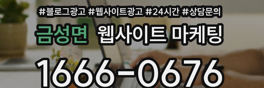금성면 웹사이트 마케팅