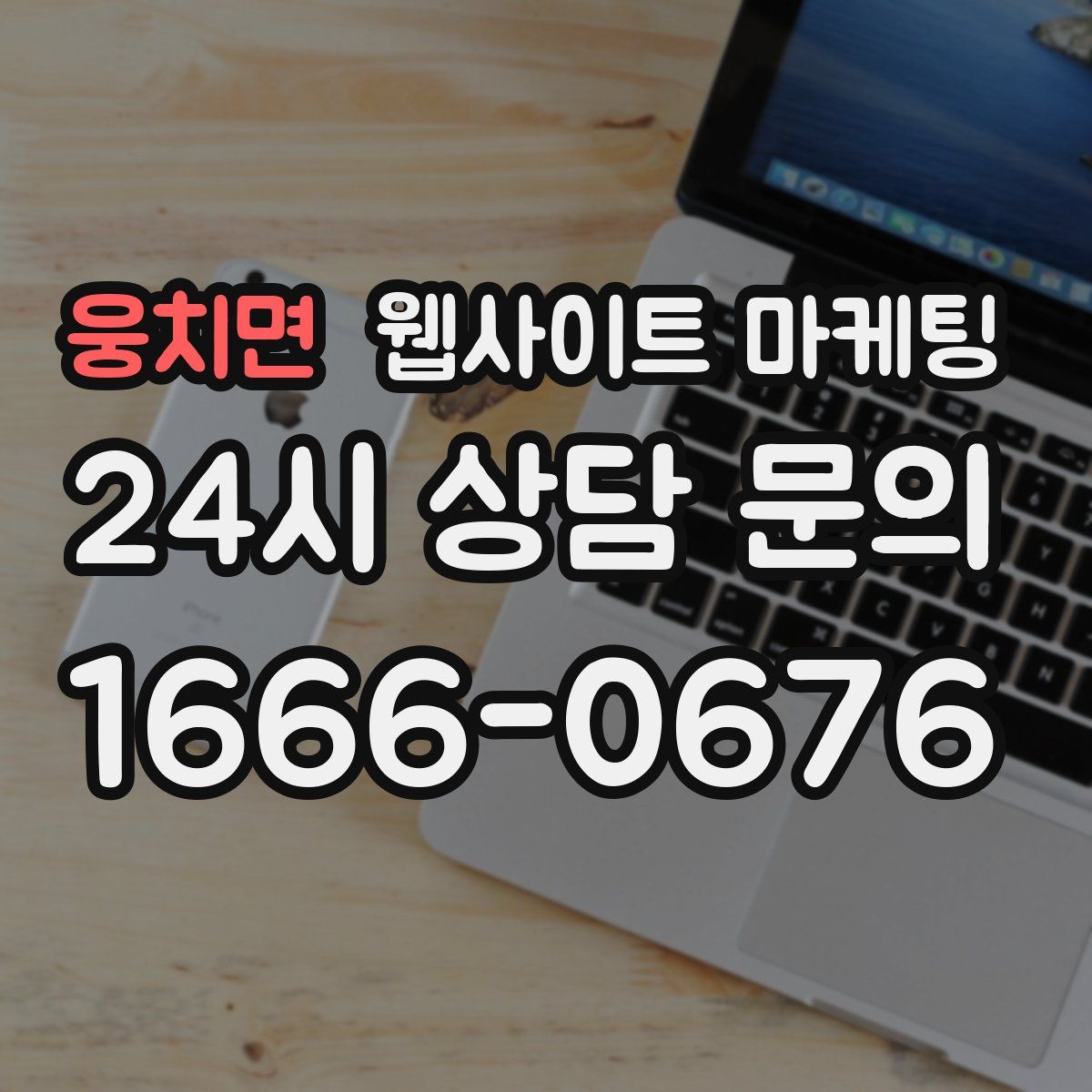 웅치면 웹사이트 마케팅