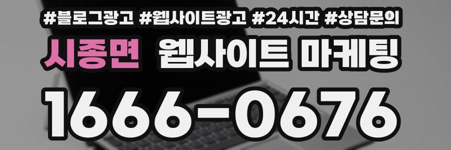 시종면 웹사이트 마케팅