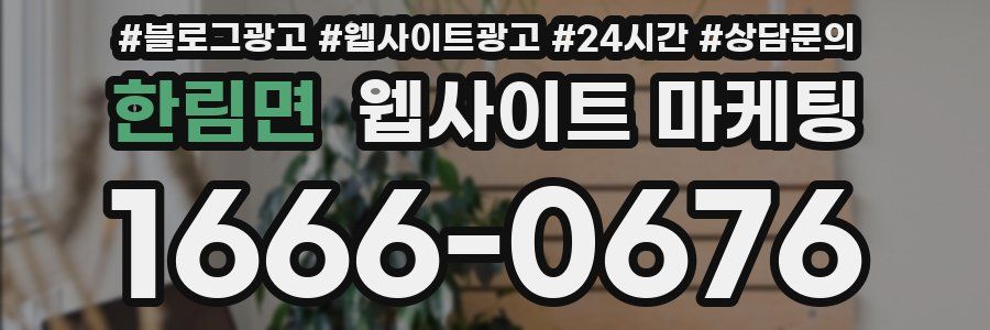 한림면 웹사이트 마케팅